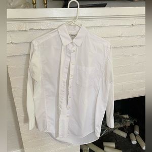 Madewell oversized white button down, size xsmall